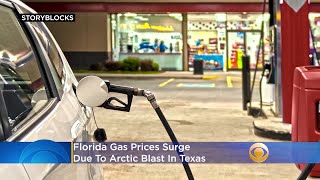 Florida Gas Prices Surge Due To Arctic Blast In Texas