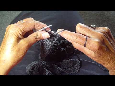 SEED STITCH WITH GERMAN EDGE