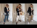 The Black Blazer Styled 5 Ways | Transitional Outfits