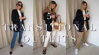 The Black Blazer Styled 5 Ways | Transitional Outfits