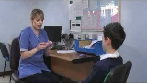 Demonstration of How to Use a Advair Diskus Inhaler