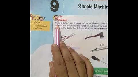 Class - 5 Science Lesson - 9 Simple Machines - Explanation (Part-1)