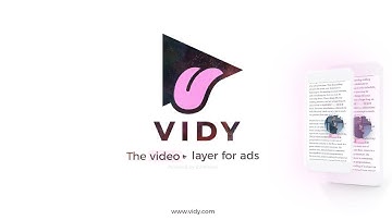 [ICO][BOUNTY] VIDY - Platform for video ads on Blockchain