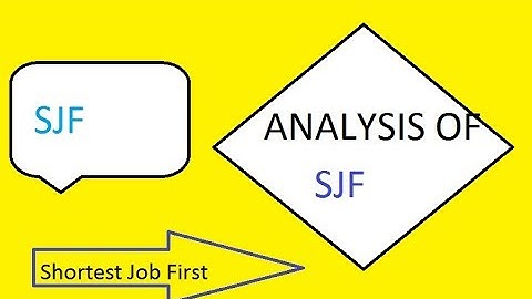 10 Analysis of SJF(Shortest Job First) | Operating System