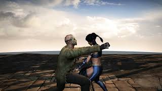 Mortal Kombat X Ryona Jason Breaking Kitana Back Preview