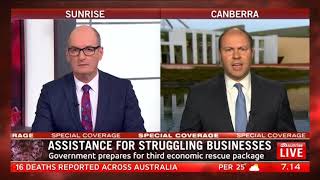 Interview with David Koch, Sunrise, Channel 7 (30 March 2020)