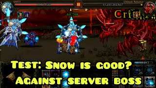 ️Snow queen️? vs server boss, SWET, Epic heroes war.