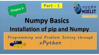o'level python programming | chapter 9 part 1 | installation of pip & numpy | #pragyasisodiya