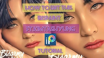how to make this edit| ft.kim taehyung⭐| bts| ibispaint X | #ibispaintx #bts #taehyung💜 #kimtaehyung