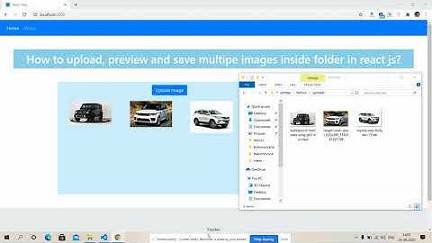Reactjs Upload Multiple Images