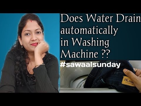 does-water-drain-automatically-in-washing-machine??-|-#sawaalsunday-|-q&a-series