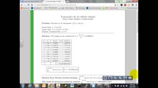 numerical integration