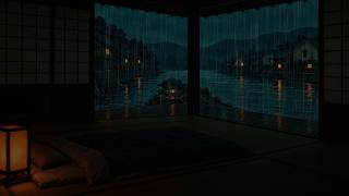 Two Rivers Inn Rain Sounds 🌧 12 Hour Dark Bedroom Ambience for Deep Sleep