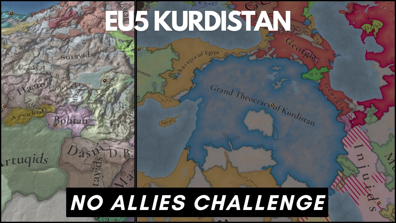 Yazidi Kurdistan - EU5 No Allies Challenge