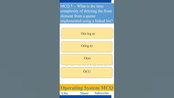 Top 5 Data Structure MCQs | Computer Science | Data Structures and Algorithms MCQ #shorts #viral
