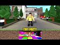 I Threw A TINY PARTY Under My Friends Home! (Roblox)