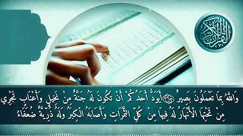 إسلام صبحي _ سورة البقرة الحزب الخامس للقارئ إسلام صبحي / صوت تقشعر لها الابدان