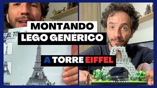 Montando a Torre Eiffel de Lego Genérico