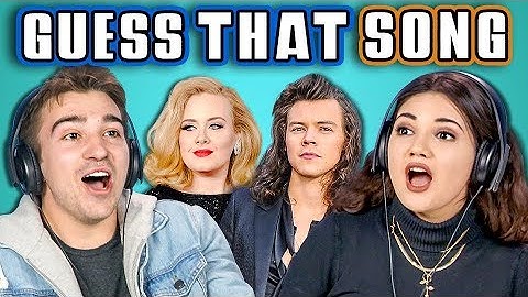 COLLEGE KIDS GUESS THAT SONG CHALLENGE (REACT)