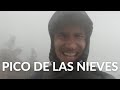 Hiking in Gran Canaria - Pico de las Nieves (summit during storm)