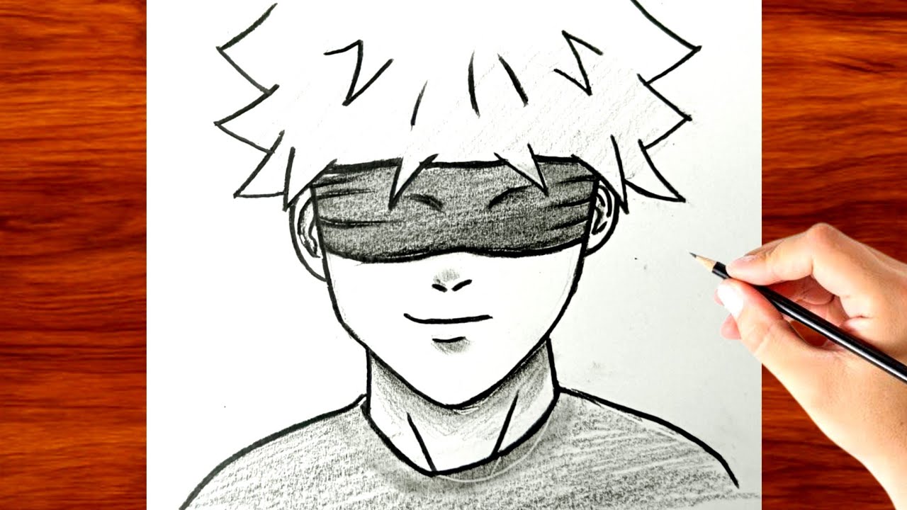 How to Draw an Anime Male | Step by Step Anime Male Character Drawing ...