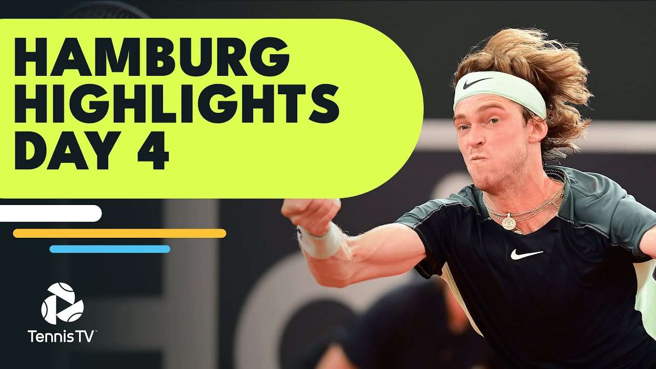 Alcaraz Battles Krajinovic; Rublev, Fognini, Khachanov in Action Hamburg 2022 Day 4 Highlights