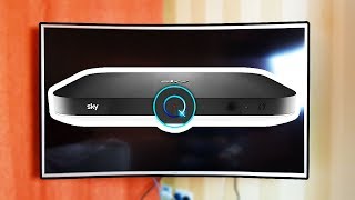 How to Mount Sky Q box behind Curved Wall Mounted TV?