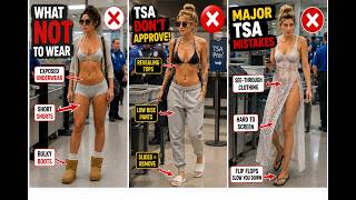 AVOID These TSA Line MISTAKES: What NOT to Wear + 14 Airport Security Tips