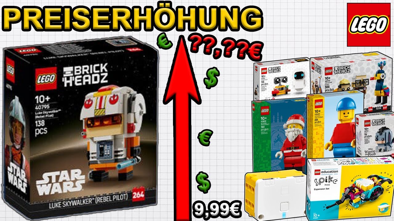 BRICKHEADZ PREISERHÖHUNG und BEI VIELEN WEITEREN Sets|LEGO Preis Erhöhung Neuigkeiten