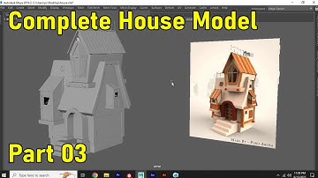 Cartoon House | 3D model | Part 03 | Autodesk maya | Hindi