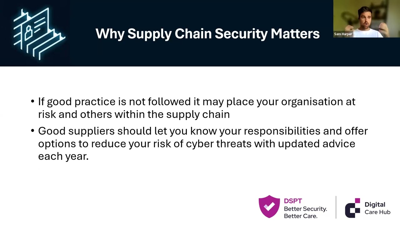 Securing the Supply Chain to Safeguard Care