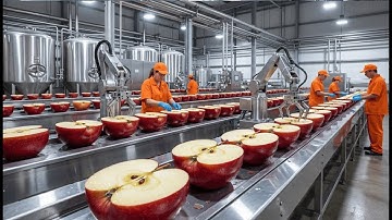 Inside a High-Tech Apple Preserves Factory: Full Processing Workflow From Preparation to Packaging