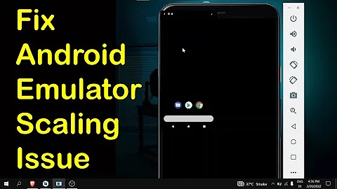 Android Emulator Appears Too Big || Fix emulator scaling issue || Android Emulator