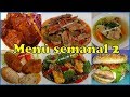 Menu semanal 2, Comida extradelisiosa, guisados caseros