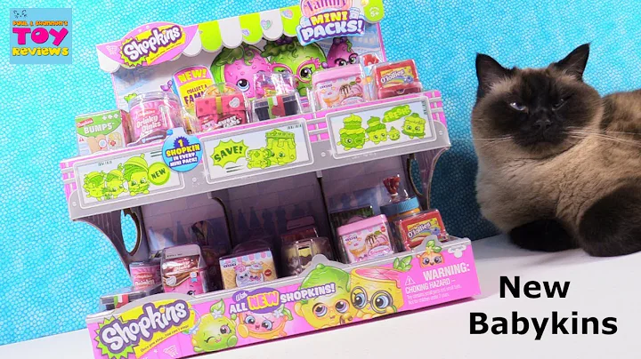Shopkins Family Mini Packs All NEW Blind Bag + Babykins Toy Review | PSToyReviews