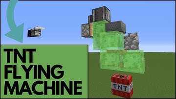 TNT Flying Machine (Automatic Return System) - Minecraft Tutorials