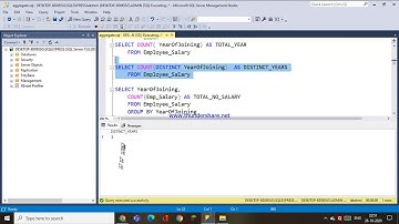 69.AGGREGATE FUNCTIONS - APPROX_DISTINCT_COUNT, COUNT, COUNT_BIG FUNCTIONS IN SQL - HINDI