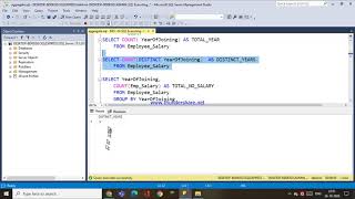 69.AGGREGATE FUNCTIONS - APPROX_DISTINCT_COUNT, COUNT, COUNT_BIG FUNCTIONS IN SQL - HINDI