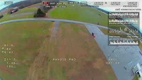 RubyFPV 11.6 1080p 100fps with OSD.