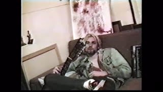 Nirvana (footage) - January 21st, 1991, Kurt Cobain&#39;s apartment, Olympia, WA