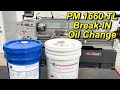 Break-In Oil Chang for the Precision Matthews TL-1660 Lathe