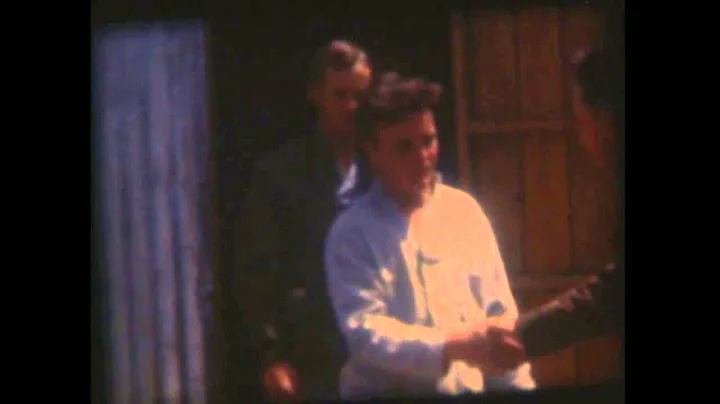 Chaplain Clarence H. Lund Shaking Hands