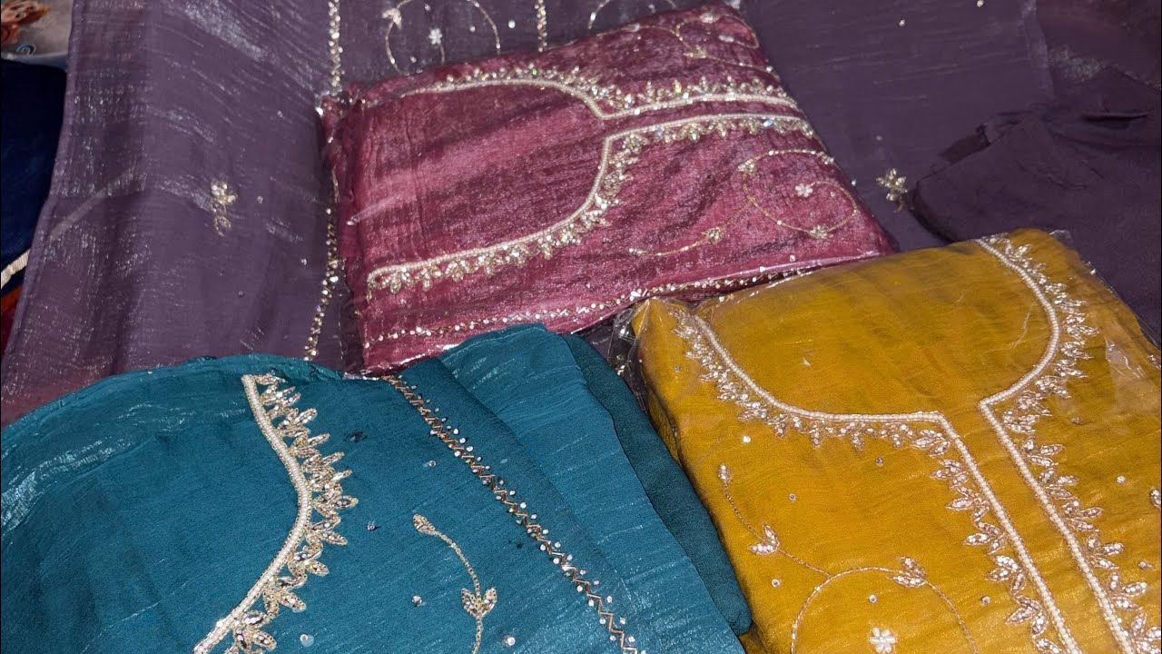 हैंडवर्क के सूट बहुत ही सस्ते रेट में ले आए है आपके लिए,अब जल्दी जल्दी से ऑर्डर करे।#viral #trending