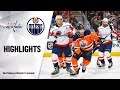 NHL Highlights | Capitals @ Oilers 10/24/19