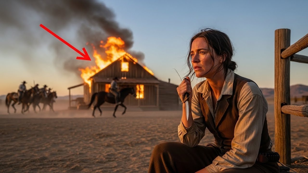 Bandits Destroy A Widow's Ranch, Not Knowing She Hunted Mountain Lions With Only A Knife