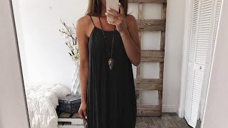 Loose Straps Summer Dress, Maxi Dress 7/14/2019 20:31