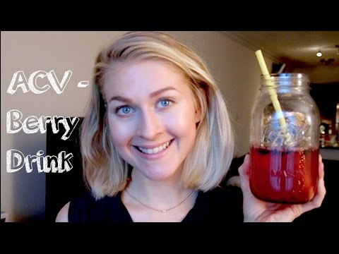 Berry Lemon Apple Cider Vinegar Drink Recipe: Health and Detox