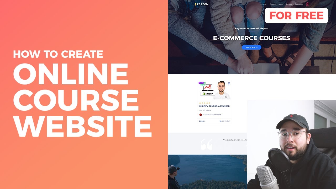 How To Create A FREE Course Website With Wordpress In 2024: A step-by ...