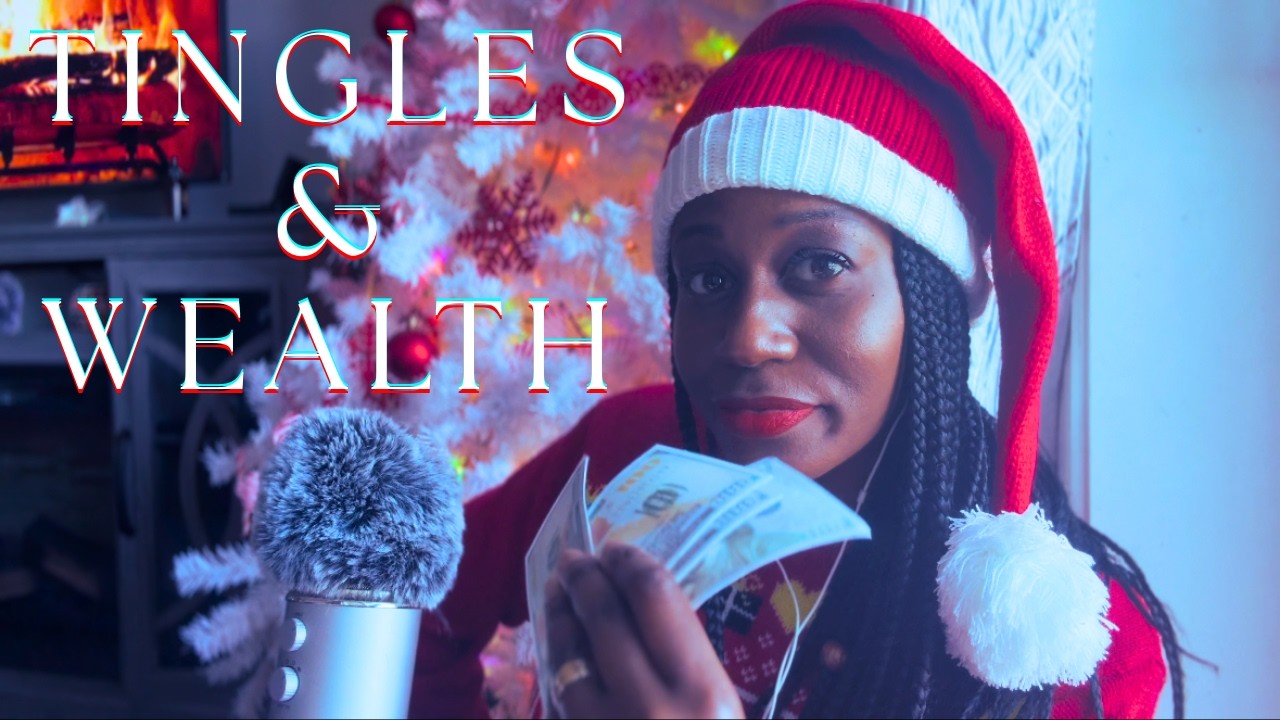 ASMR XMAS Personal Attention: WHISPERED Money Affirmations for Holiday Calm 🎄#asmr #money