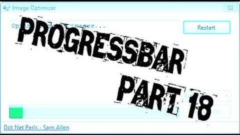 Уроки C# [Работа ProgressBar]